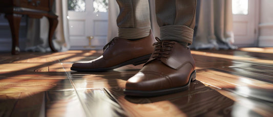 Mocassins en cuir pour hommes garde robe