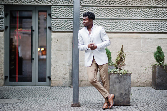 Mocassin pour homme collection luxe blanc