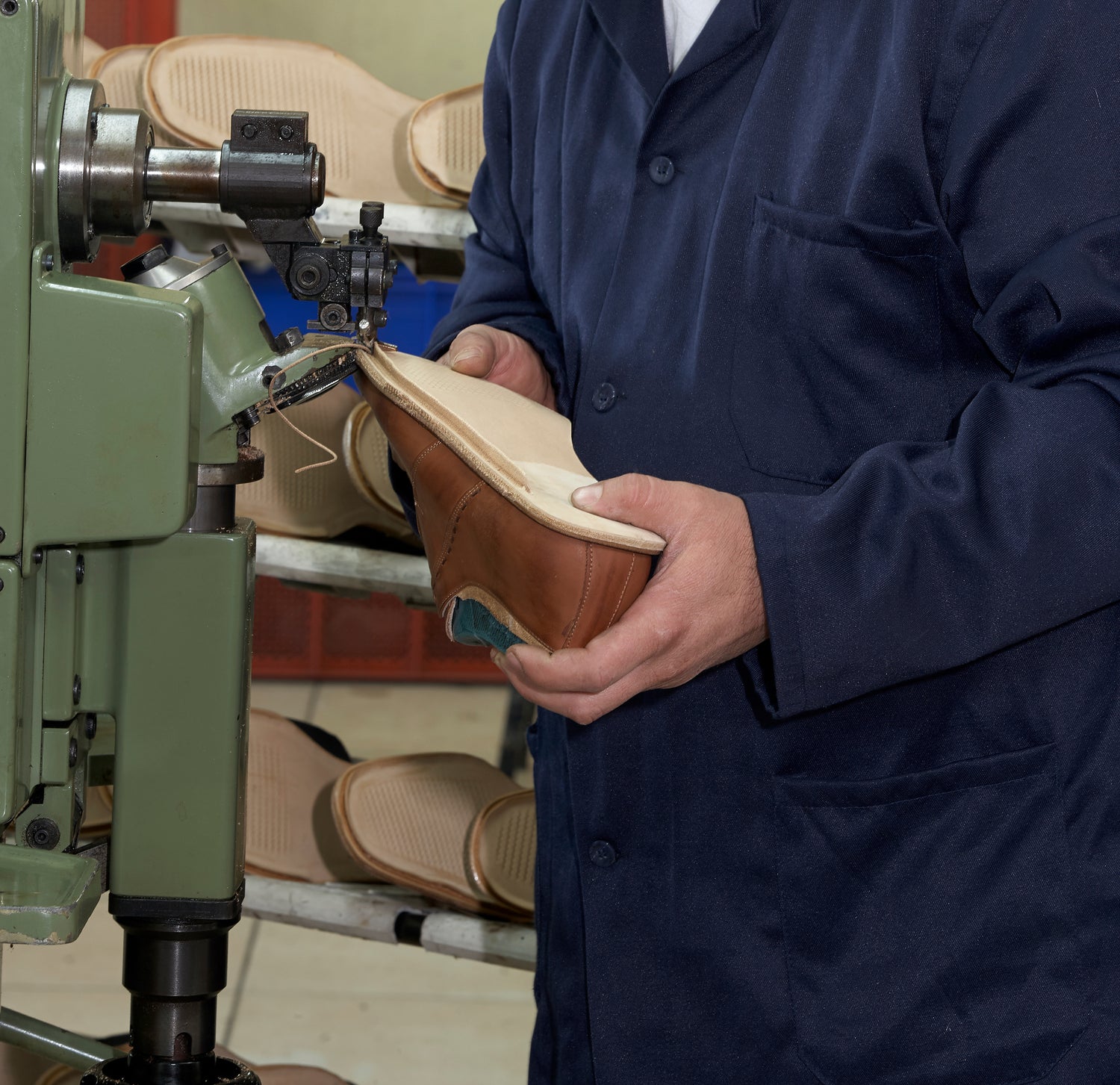 Atelier de mocassin pour homme