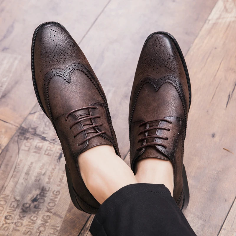 Mocassin brogue pour hommes