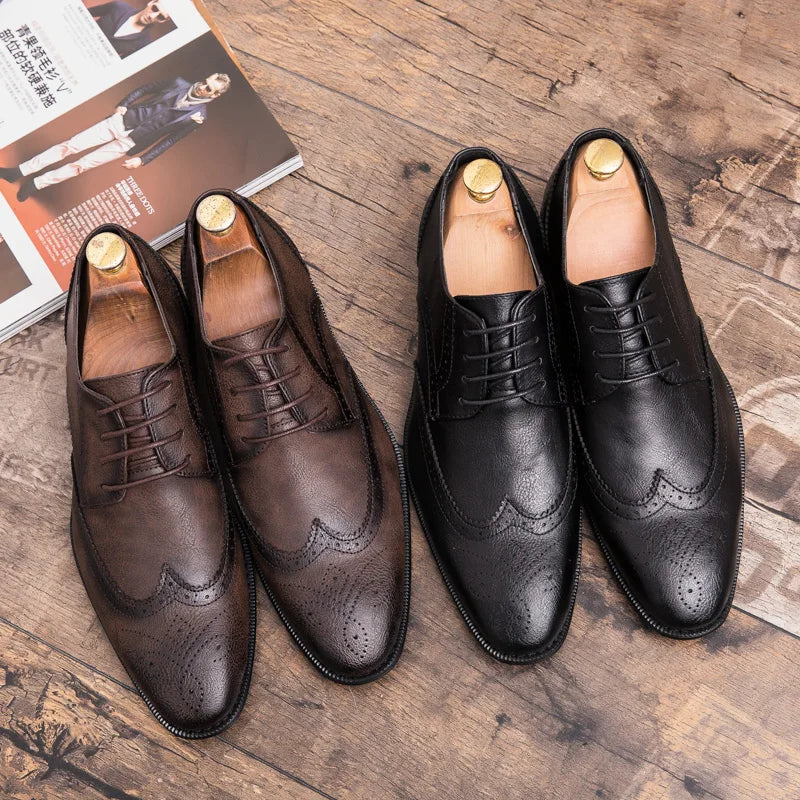 Mocassin brogue pour hommes