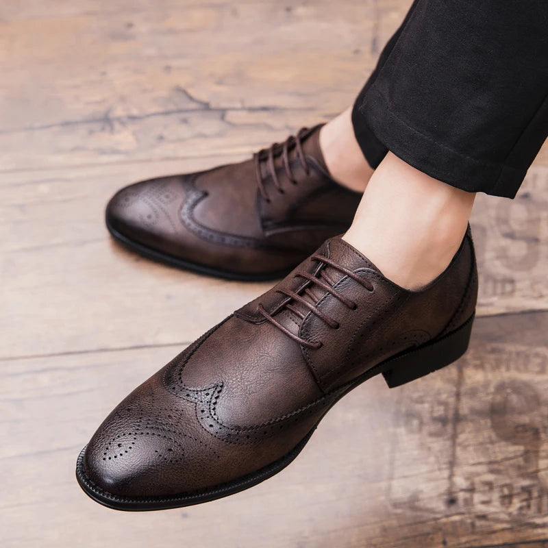 Mocassin brogue pour hommes