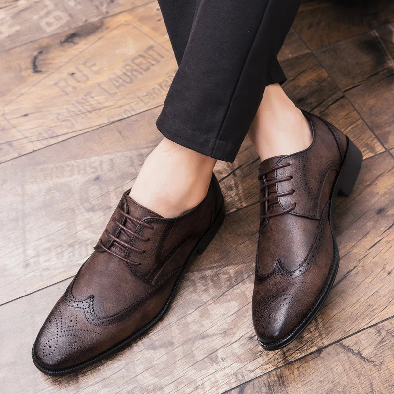 Mocassin brogue pour hommes