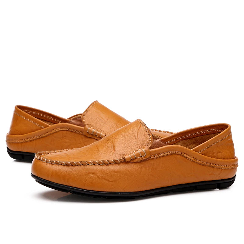 Mocassins décontractés en cuir synthétique pour hommes