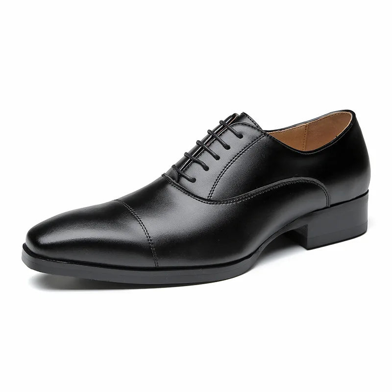 Mocassin Richelieu en cuir pour hommes