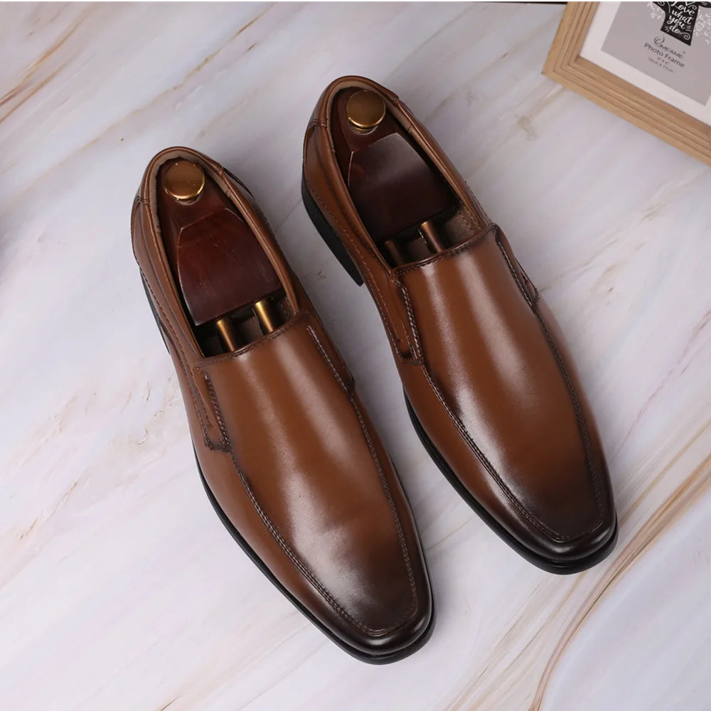 Clarks - Mocassin en cuir sans lacets