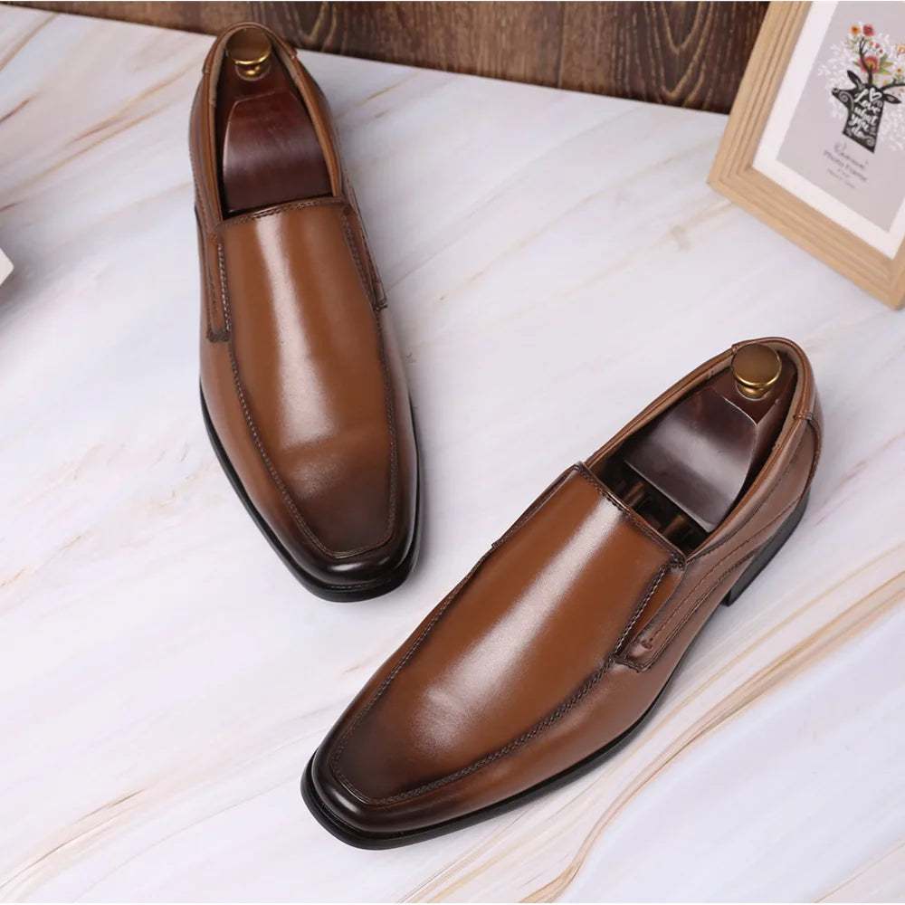 Clarks - Mocassin en cuir sans lacets