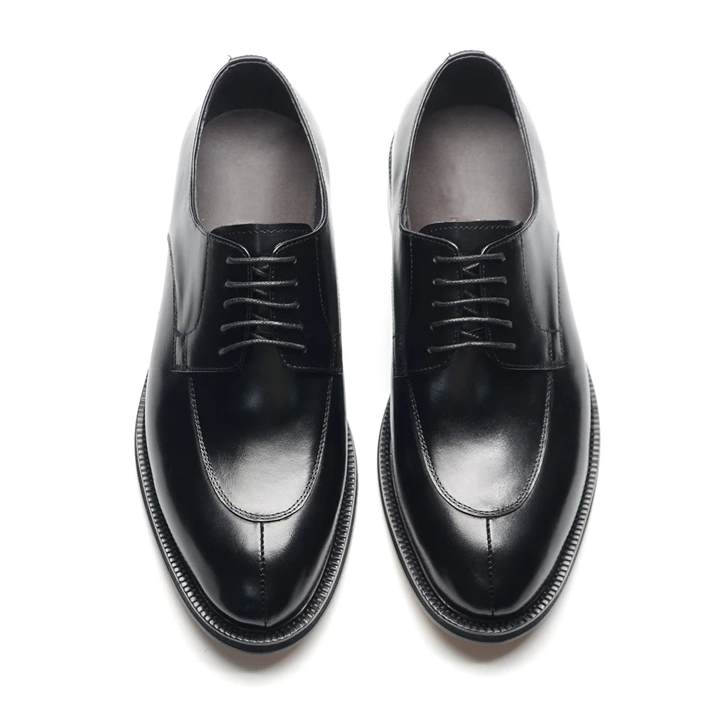 Mocassin Derby demi-chasse en cuir hommes