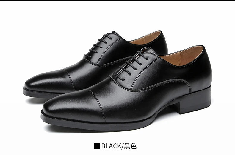 Mocassin Richelieu en cuir pour hommes