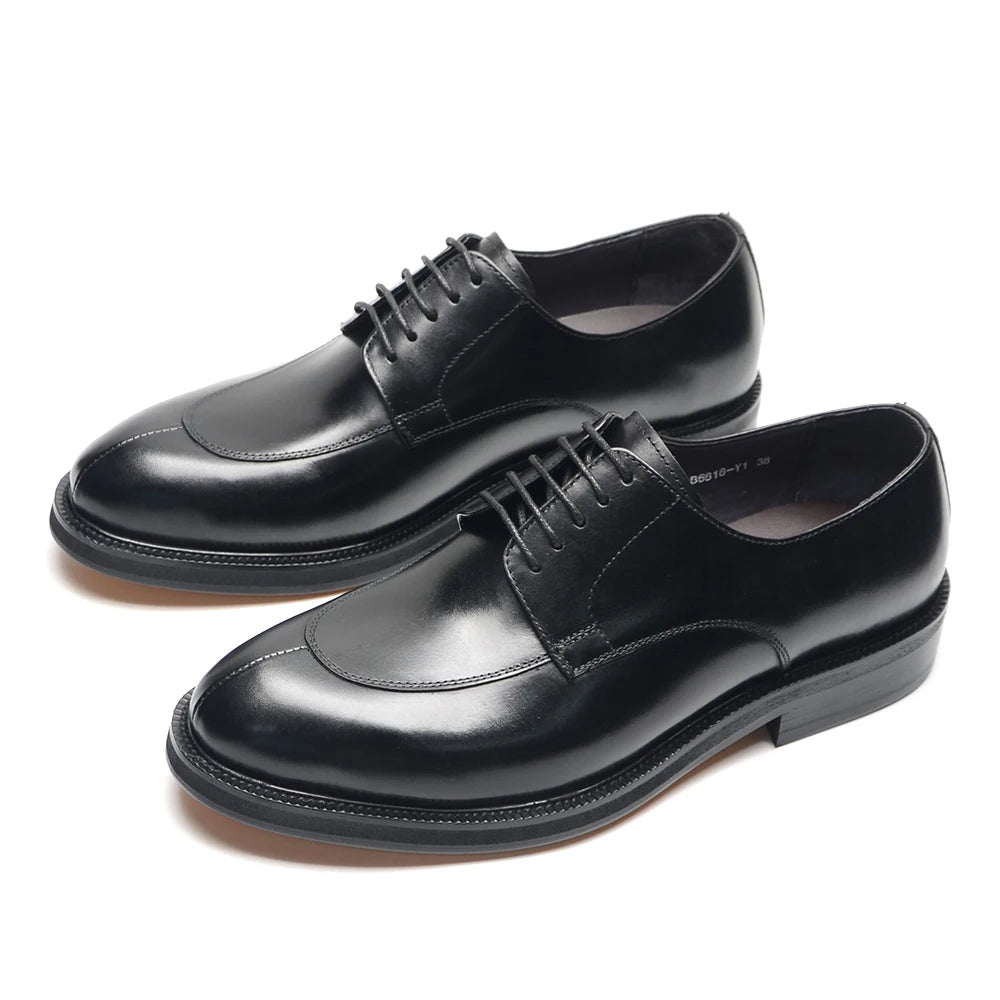 Mocassin Derby demi-chasse en cuir hommes