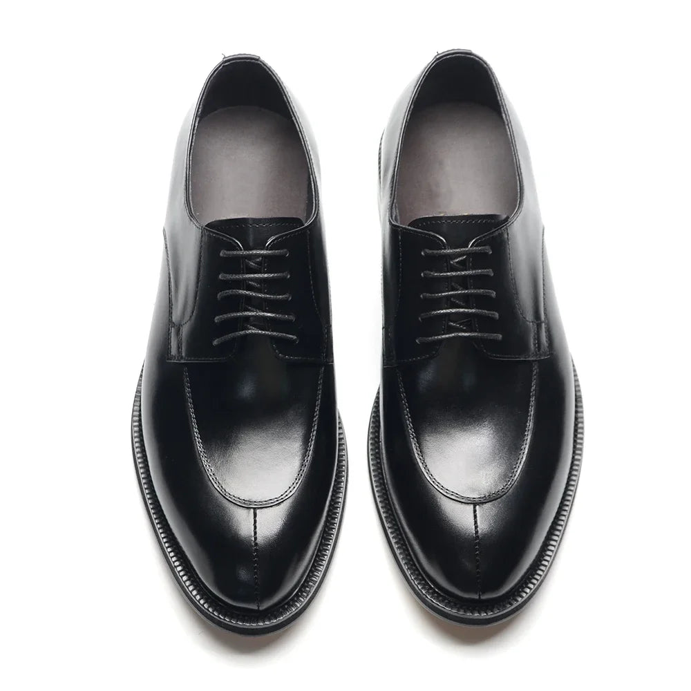 Mocassin Derby demi-chasse en cuir hommes