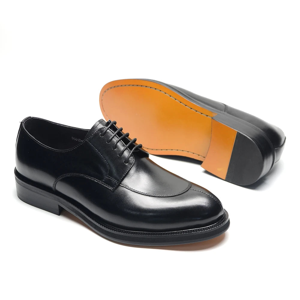 Mocassin Derby demi-chasse en cuir hommes