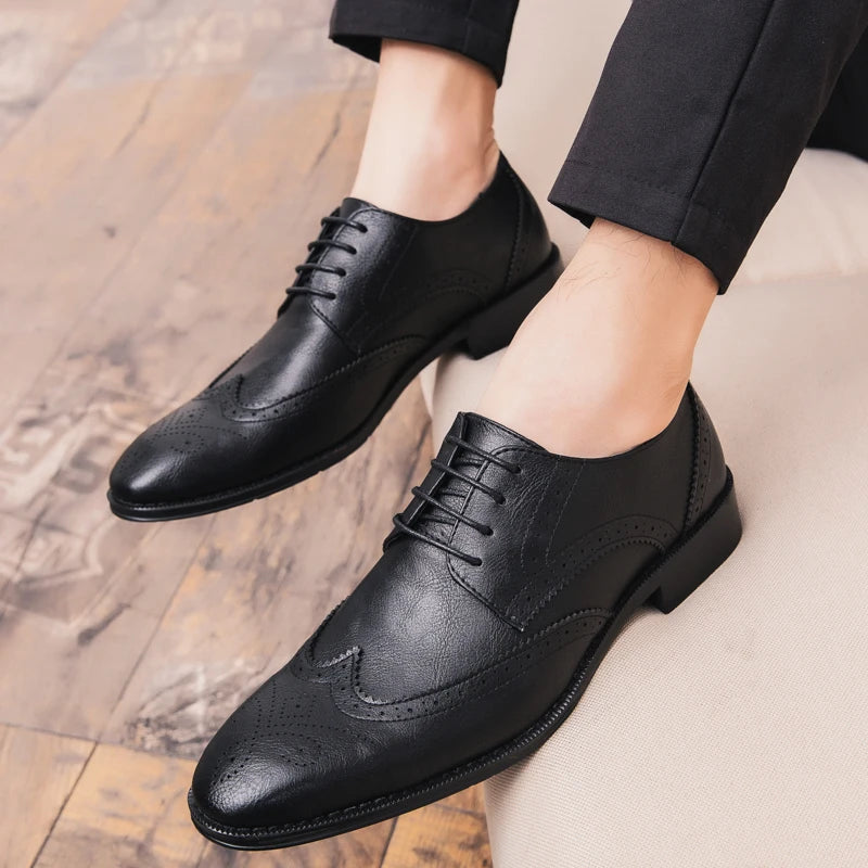 Mocassin brogue pour hommes