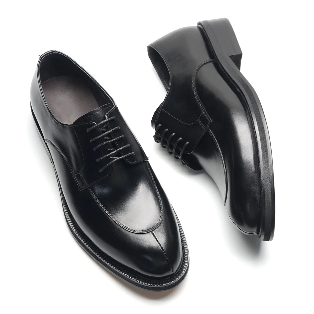 Mocassin Derby demi-chasse en cuir hommes