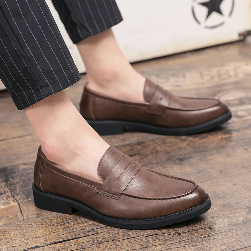 Mocassin Sulky 180 en cuir pour hommes