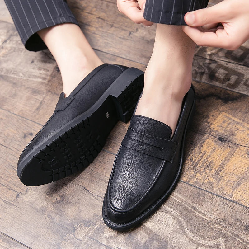 Mocassin Sulky 180 en cuir pour hommes