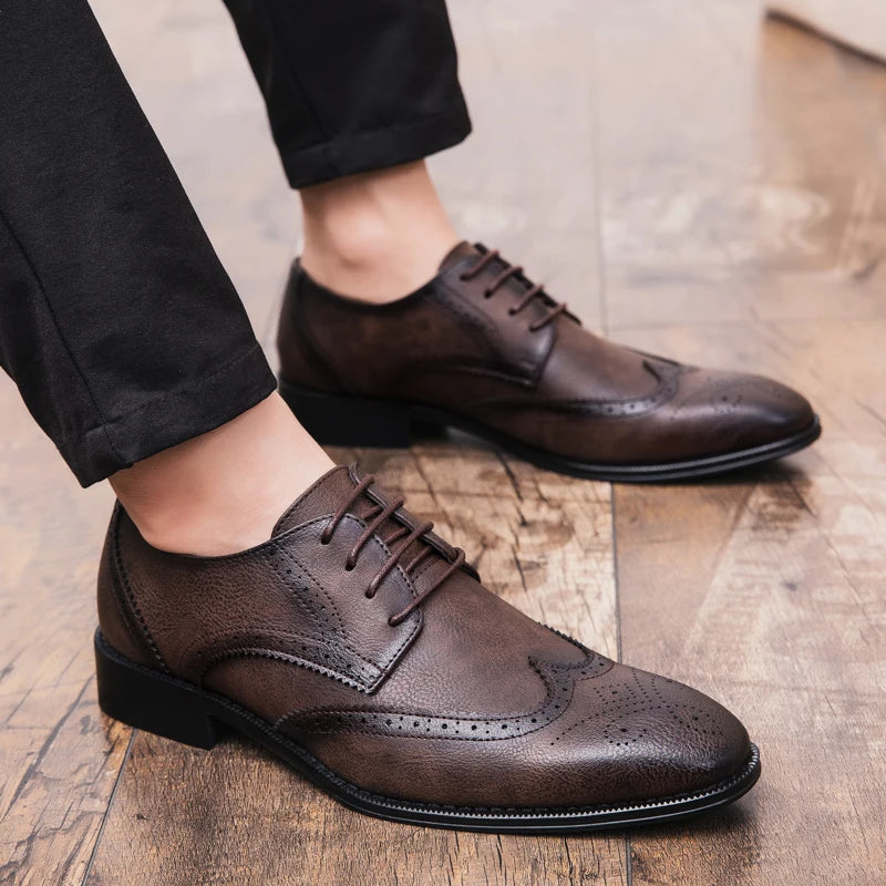 Mocassin brogue pour hommes