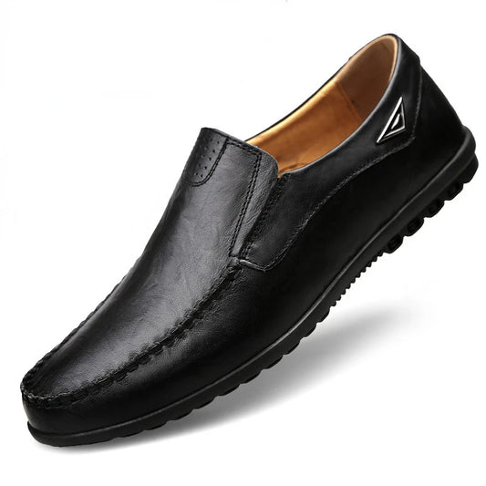 Mocassins confortables et respirants en cuir pour homme