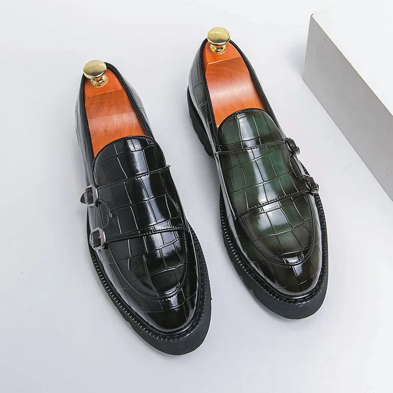 Mocassins à semelle plateforme pour hommes