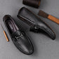 Mocassins italien en cuir véritable pour homme