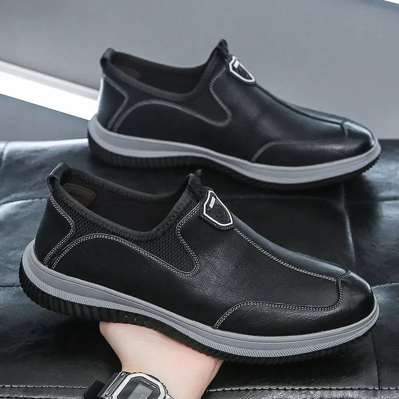 Mocassins chaussure à plateforme pour homme