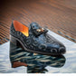 Mocassin de mariage avec motif lettre homme